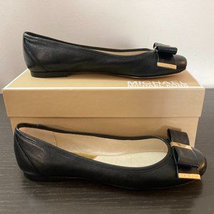 NEVER WORN Size 5.5 Black Michael Kors Kiera Ballet Flats